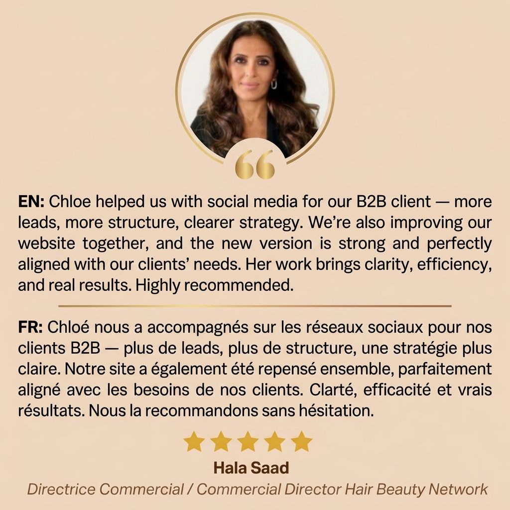 Client review 3 for CDigitalWorld e-commerce consulting and social media coaching services based in Dubai