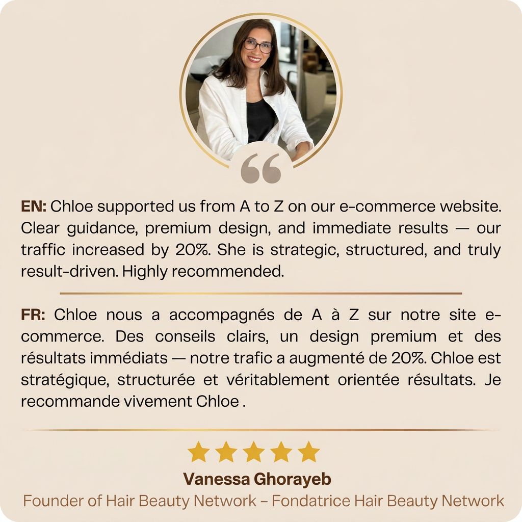 Client review 1 for CDigitalWorld e-commerce consulting and social media coaching services based in Dubai