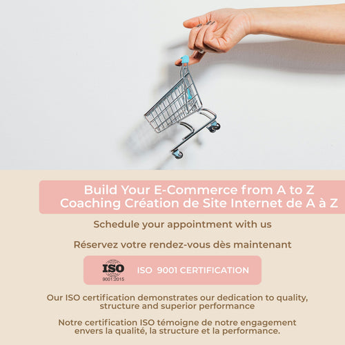 Building an ecommerce website from A to Z with complete online store creation consulting program by CDigitalWorld